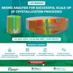 Mixing analysis for successful scale-up of Crystallization processes